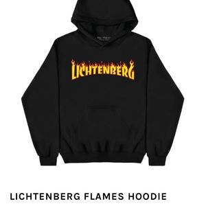 Brian Lichtenberg flames hoodie